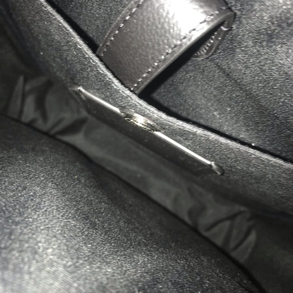 All Black Coach Over The Shoulder Bag - Picture 3 of 5